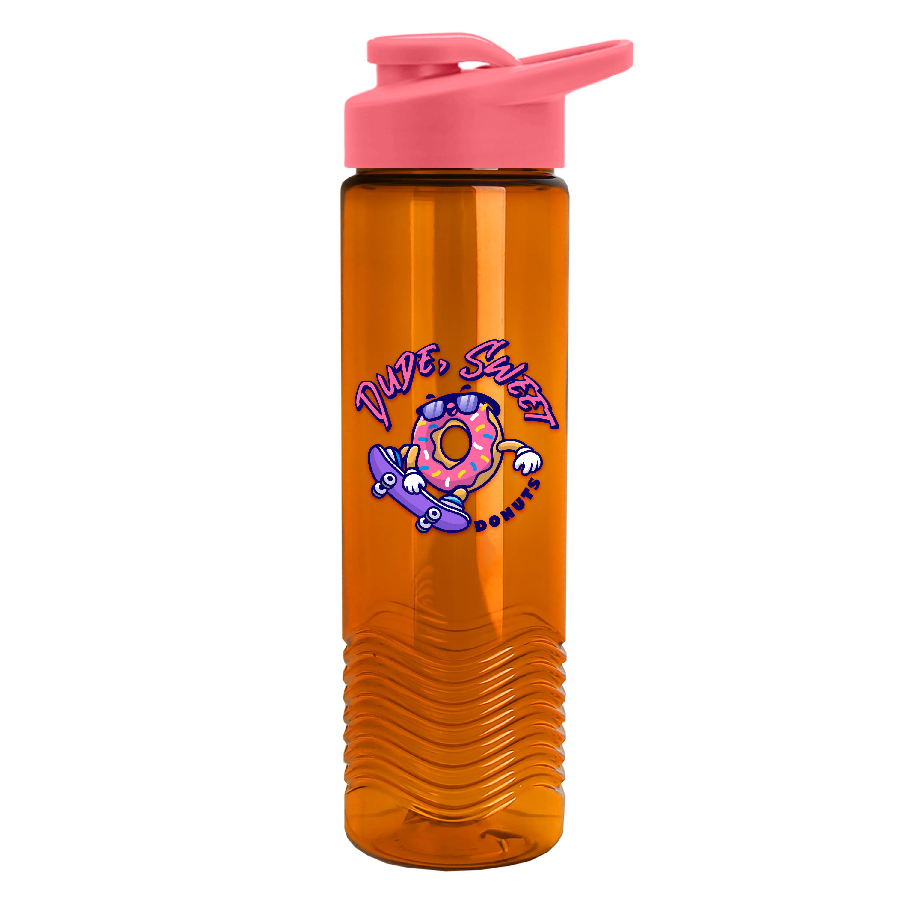 Wave Tritan® Bottle with Drink-Thru Lid - 24 oz.
